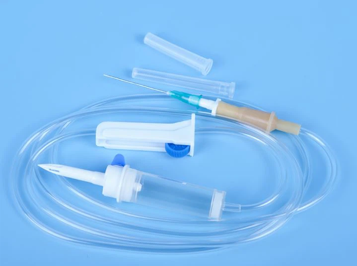 IV-infusieset met Y-plaats