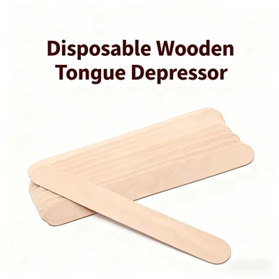 Wegwerp houten tong depressor