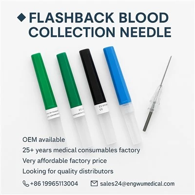Flashback naald voor bloedverzameling
